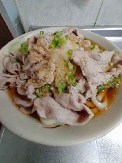 冷しゃぶおろしのぶっかけうどん