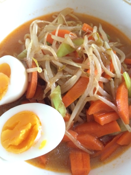 野菜たっぷり味噌ラーメン