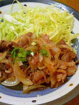 お肉柔らか~♪ 塩麹de豚の生姜焼き