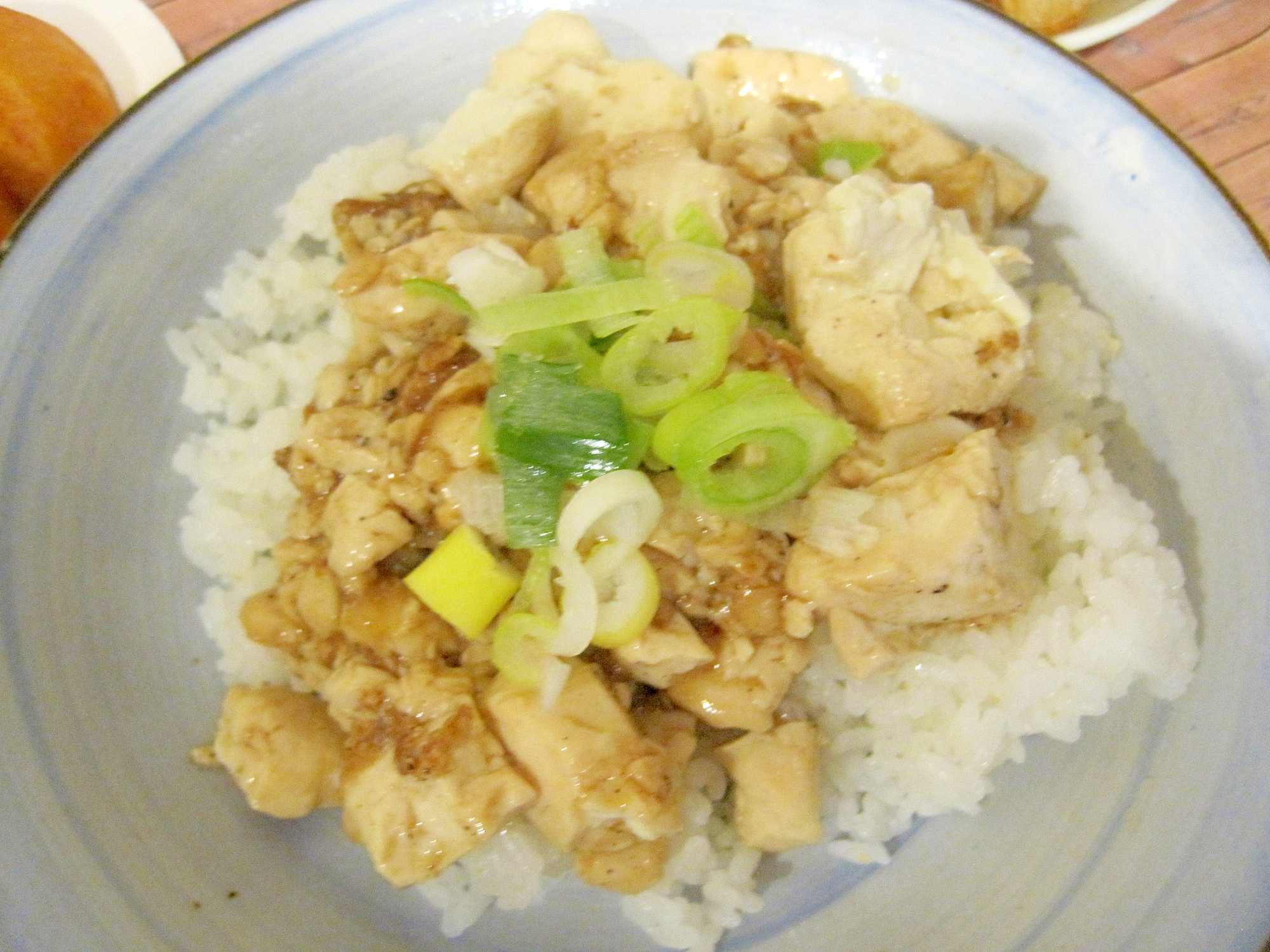 豆腐のそぼろ丼