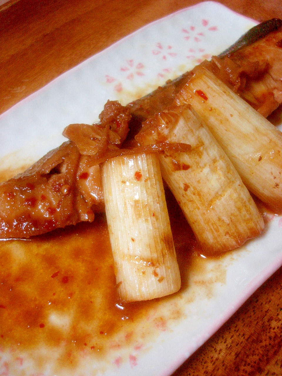 あまがらソースが美味！ブリの照り焼き