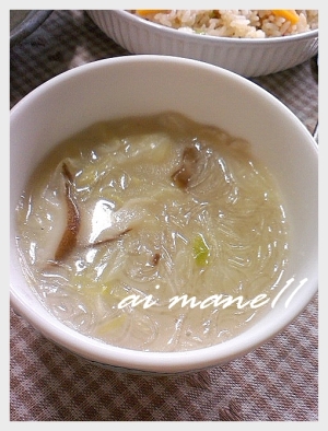 変わった組み合わせ 椎茸と春雨の中華クリームスープ レシピ 作り方 By Mane11 楽天レシピ 変わった組み合わせ 椎茸と春雨の中華クリームスープ レシピ 作り方 By Mane11 楽天レシピ