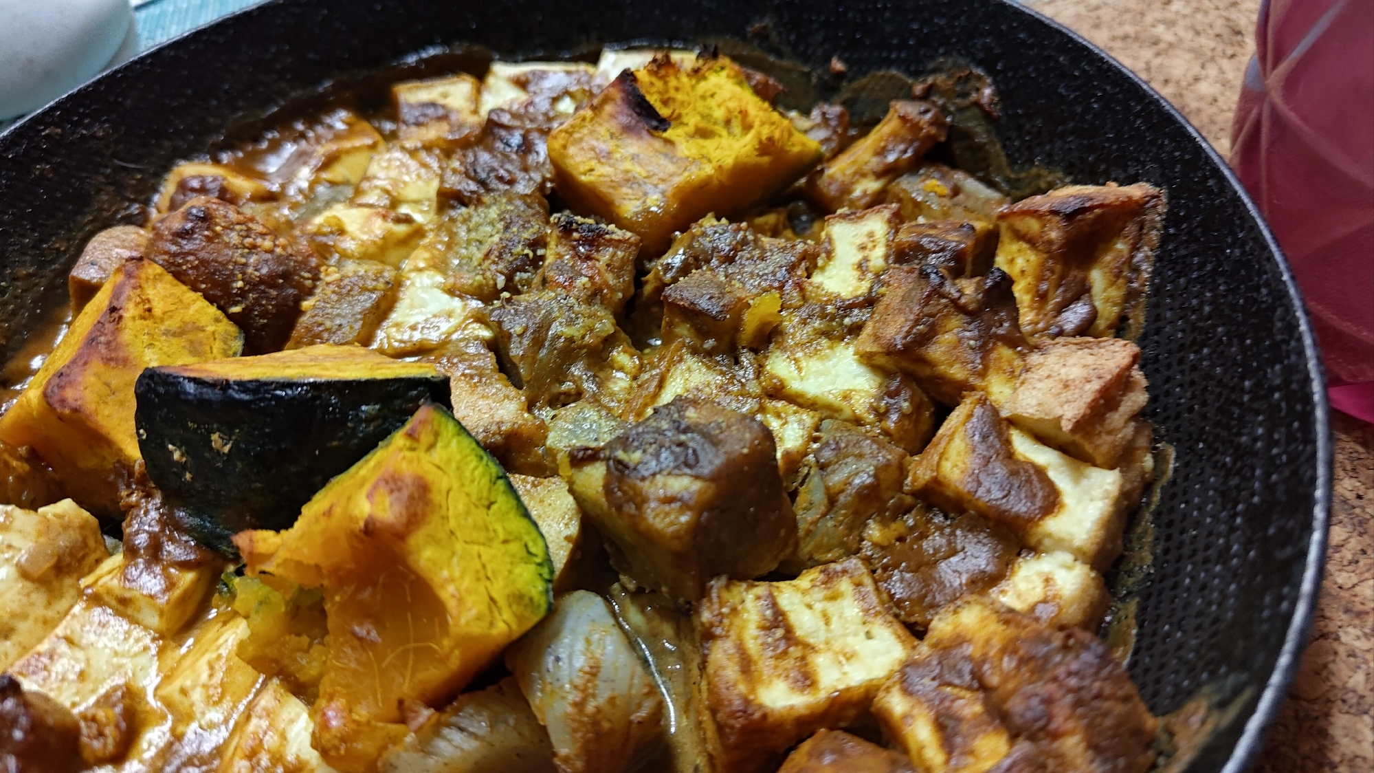 カレー味のかぼちゃ