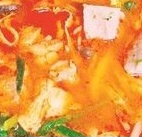 西のまるごと鍋★魚ソーセージ三色パプリカ伊達巻の鍋