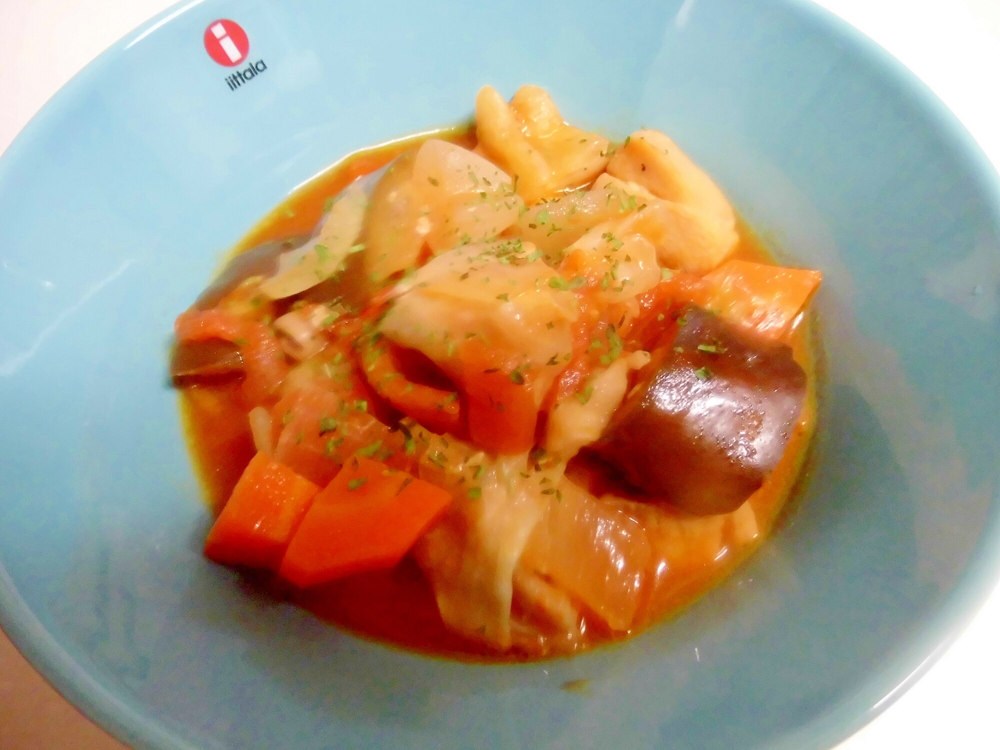 野菜とチキンのピリ辛トマト煮込み レシピ・作り方 by kumi-mama