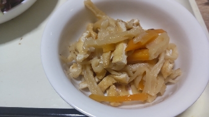 めんつゆで！切り干し大根の煮物
