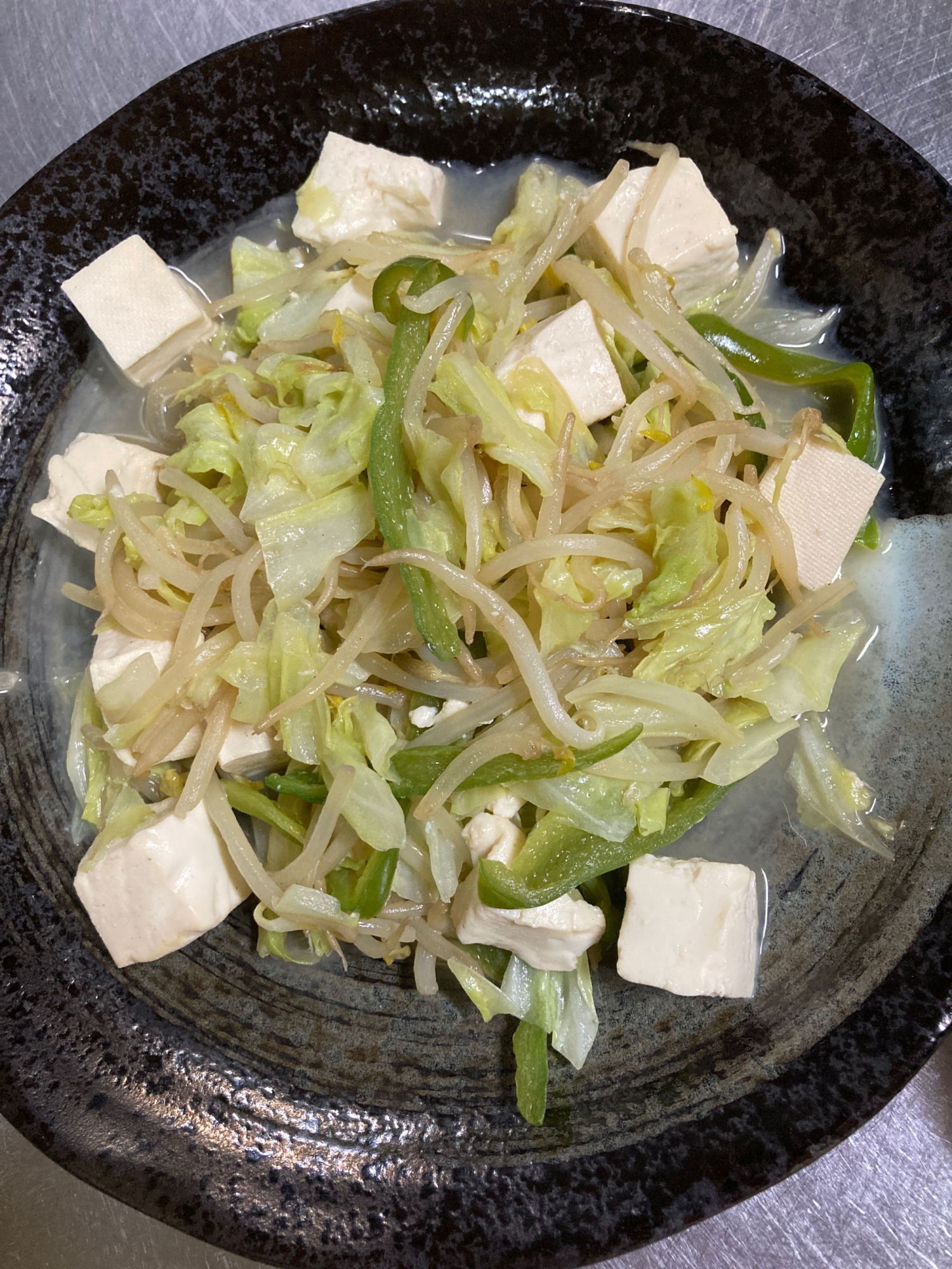 野菜と豆腐の炒め物