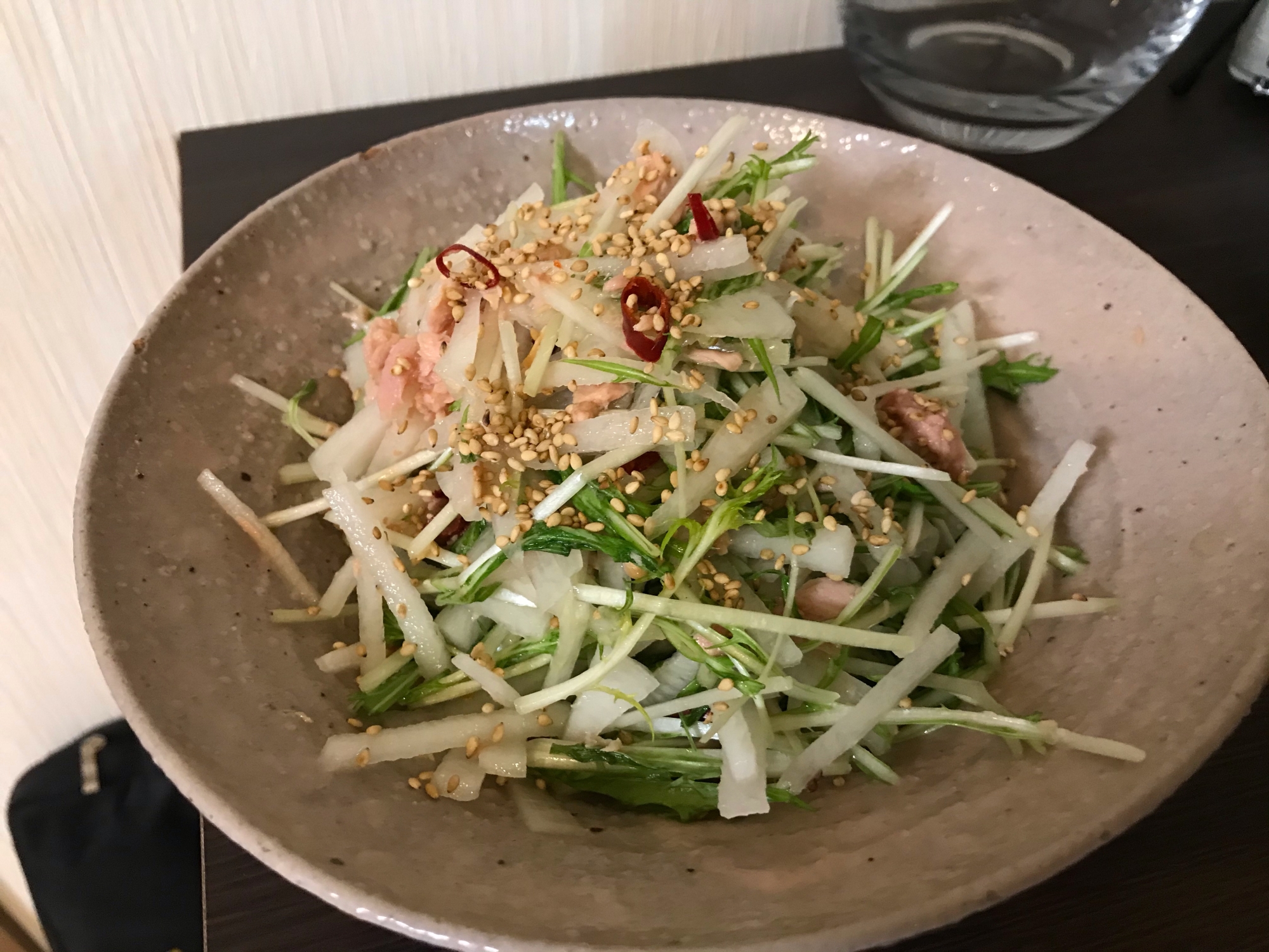 さっぱり！大根と水菜のタイ風サラダ