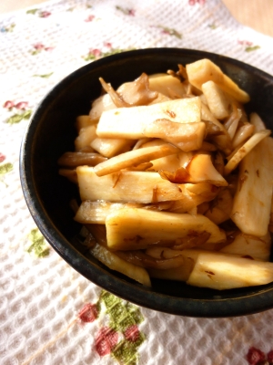 はまる食感＊山芋と舞茸のしょうゆ炒め