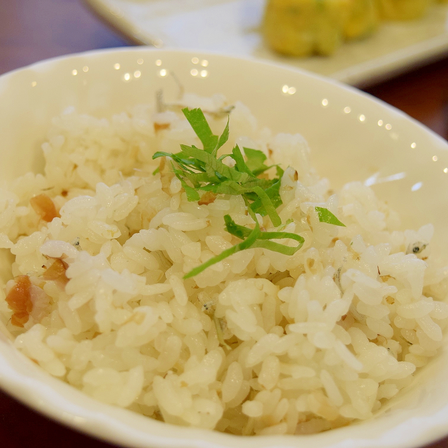 しらすと梅の混ぜご飯