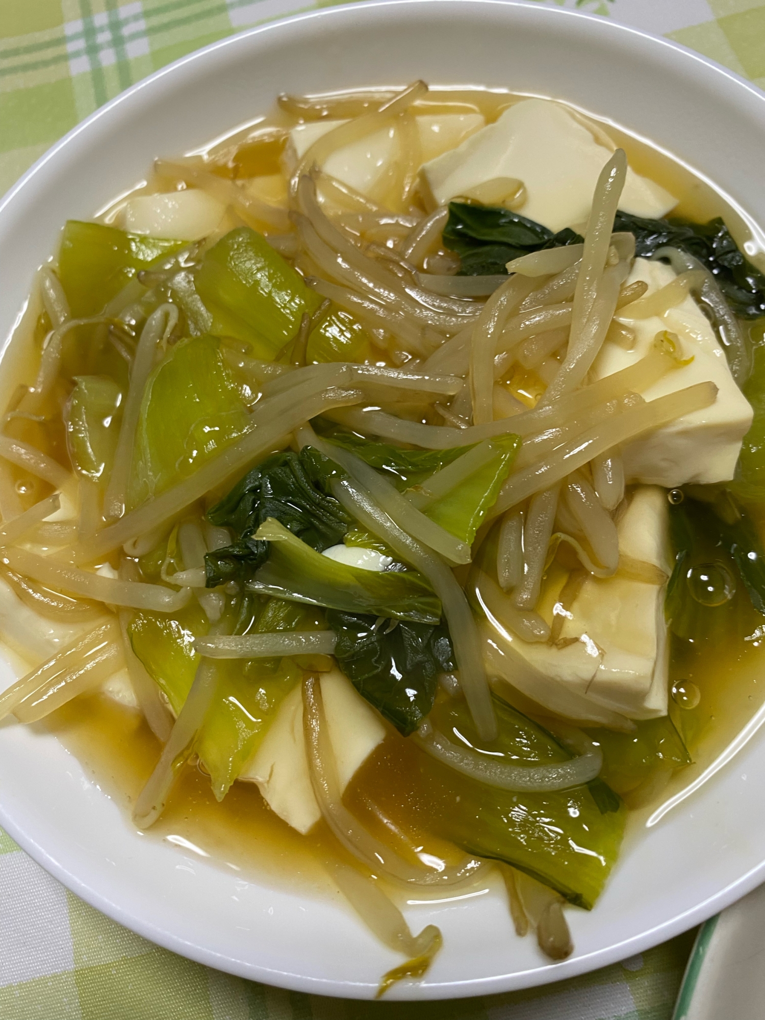 豆腐の野菜あんかけ