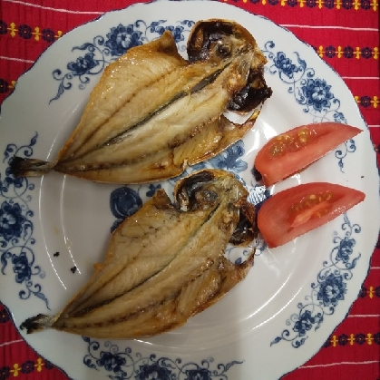 トマトとお好きな焼き魚