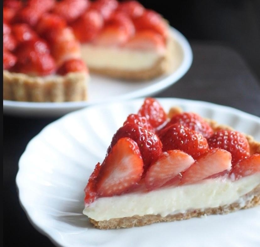 オーブンなし♪冷やすだけ苺タルト レシピ・作り方 by やわらちゃん