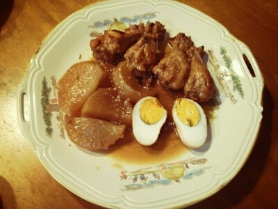 鶏と大根のやわらかうま煮　圧力鍋で