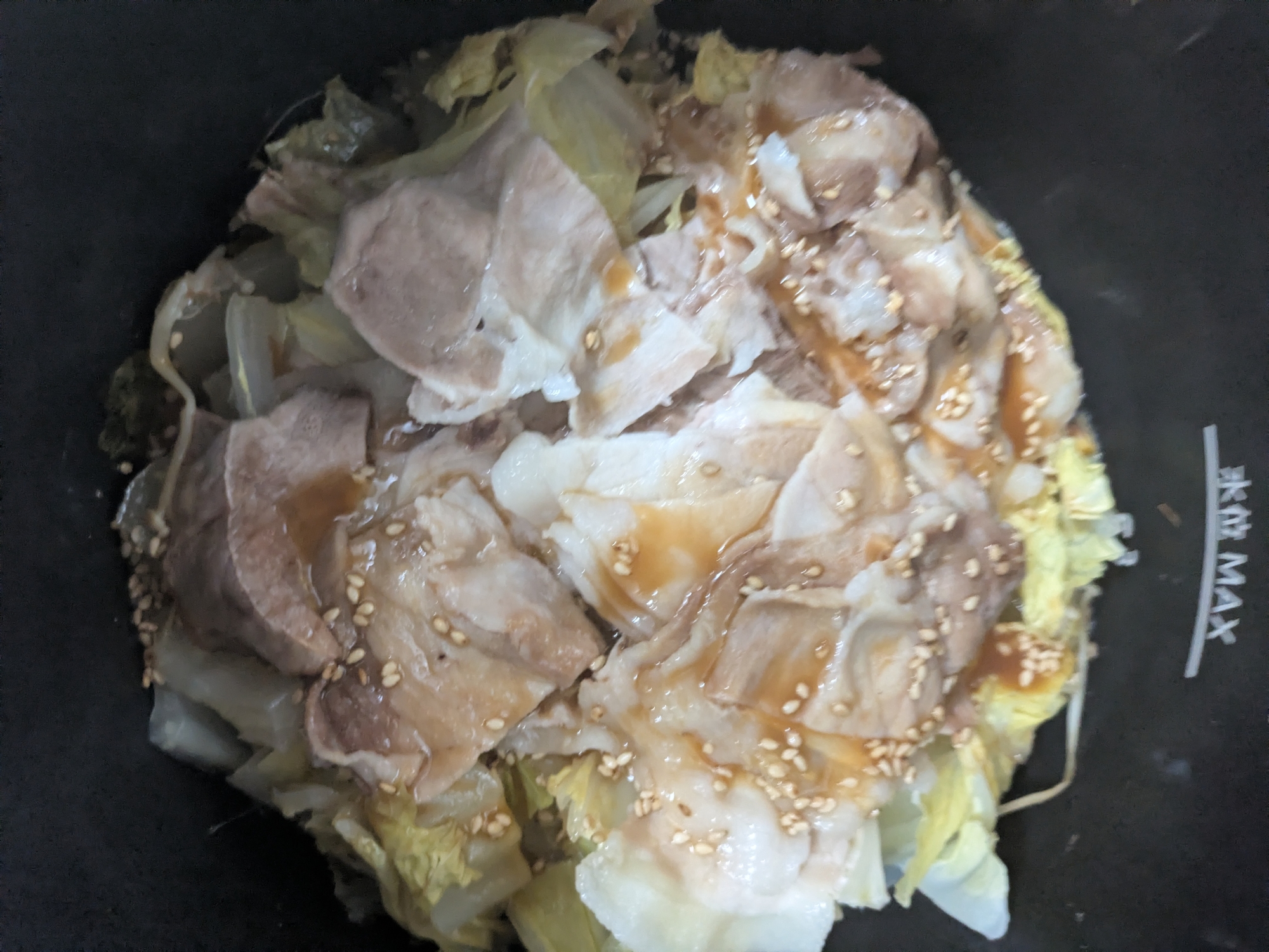 ​豚肉と白菜・えのきの重ね煮