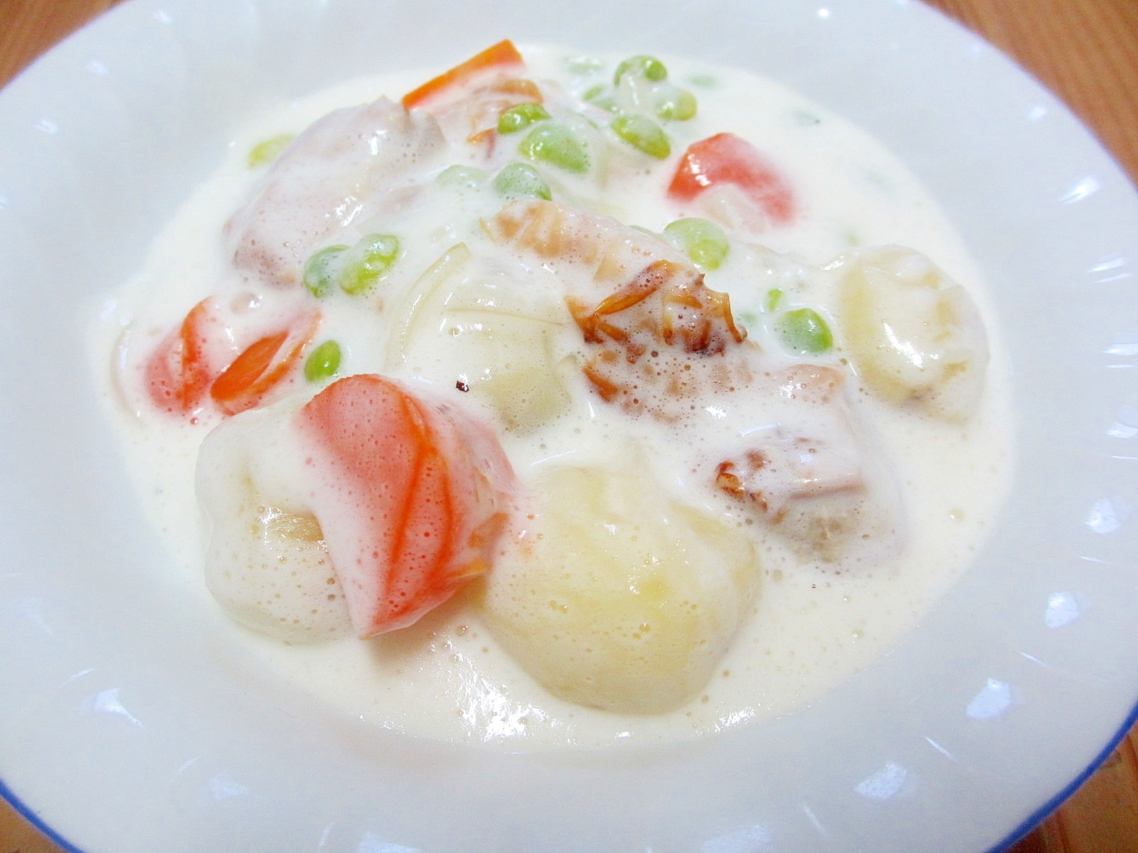 チキンとジャガイモの豆腐マヨシチュー