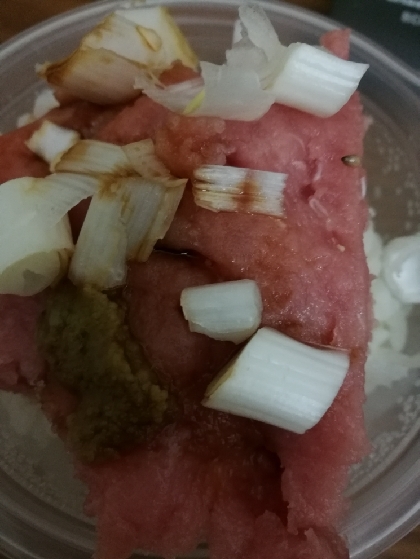 筋の多い大トロ部分はたたいちゃいましょう ネギロト レシピ 作り方 By 料理とお酒と犬がすき 楽天レシピ