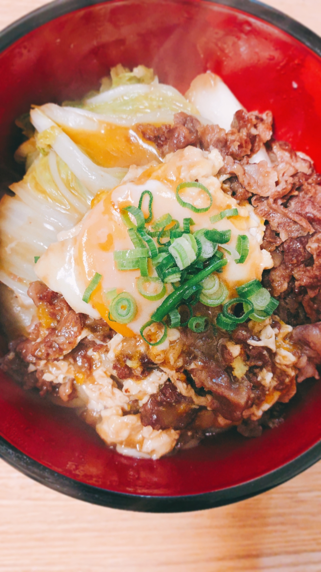 牛すき焼きうどん