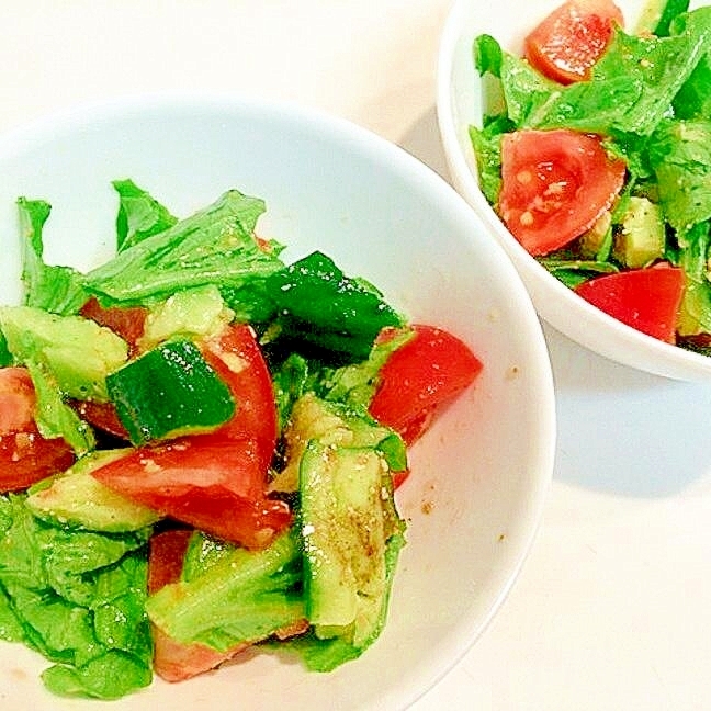 オリーブオイルでさっぱりと 夏野菜の簡単サラダ レシピ 作り方 By アボカドプリン 楽天レシピ オリーブオイルでさっぱりと 夏野菜の簡単サラダ レシピ 作り方 By アボカドプリン 楽天レシピ