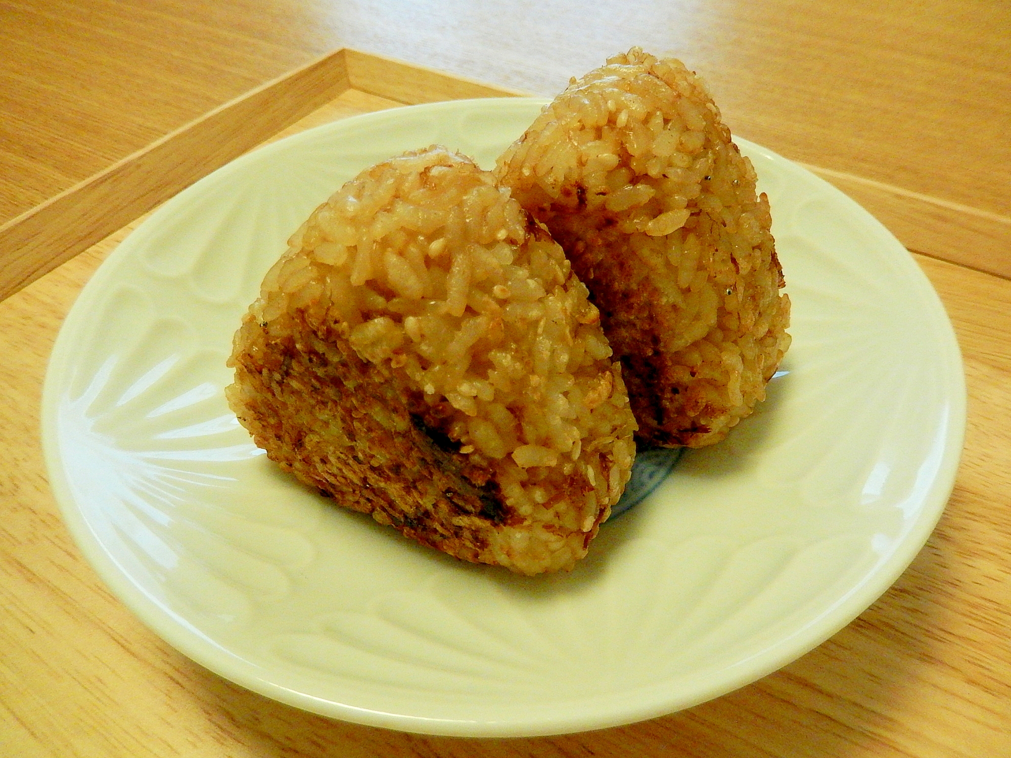 卵焼き器で～焼きおにぎり☆