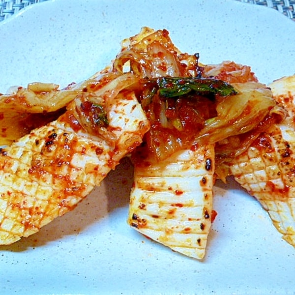 ビールが進む いかとキムチのごま油いため レシピ 作り方 By さとママ3645 楽天レシピ ビールが進む いかとキムチのごま油いため レシピ 作り方 By さとママ3645 楽天レシピ