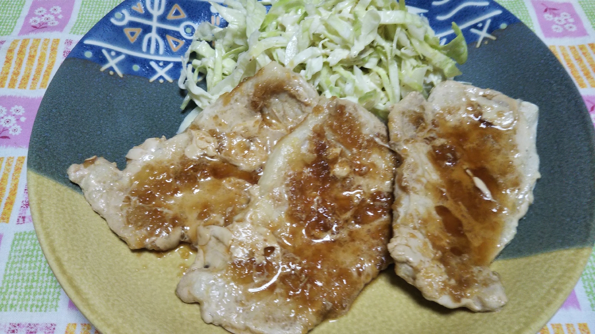 豚ロース肉の玉ねぎ醤油焼き☆