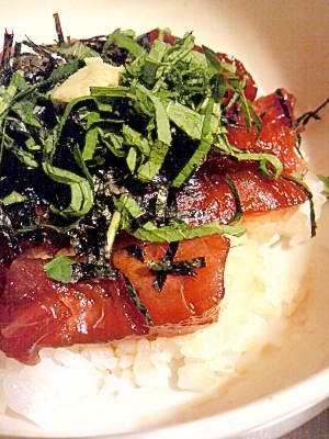 *簡単マグロ漬け丼