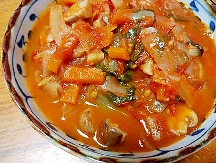 豚肉の　トマト煮