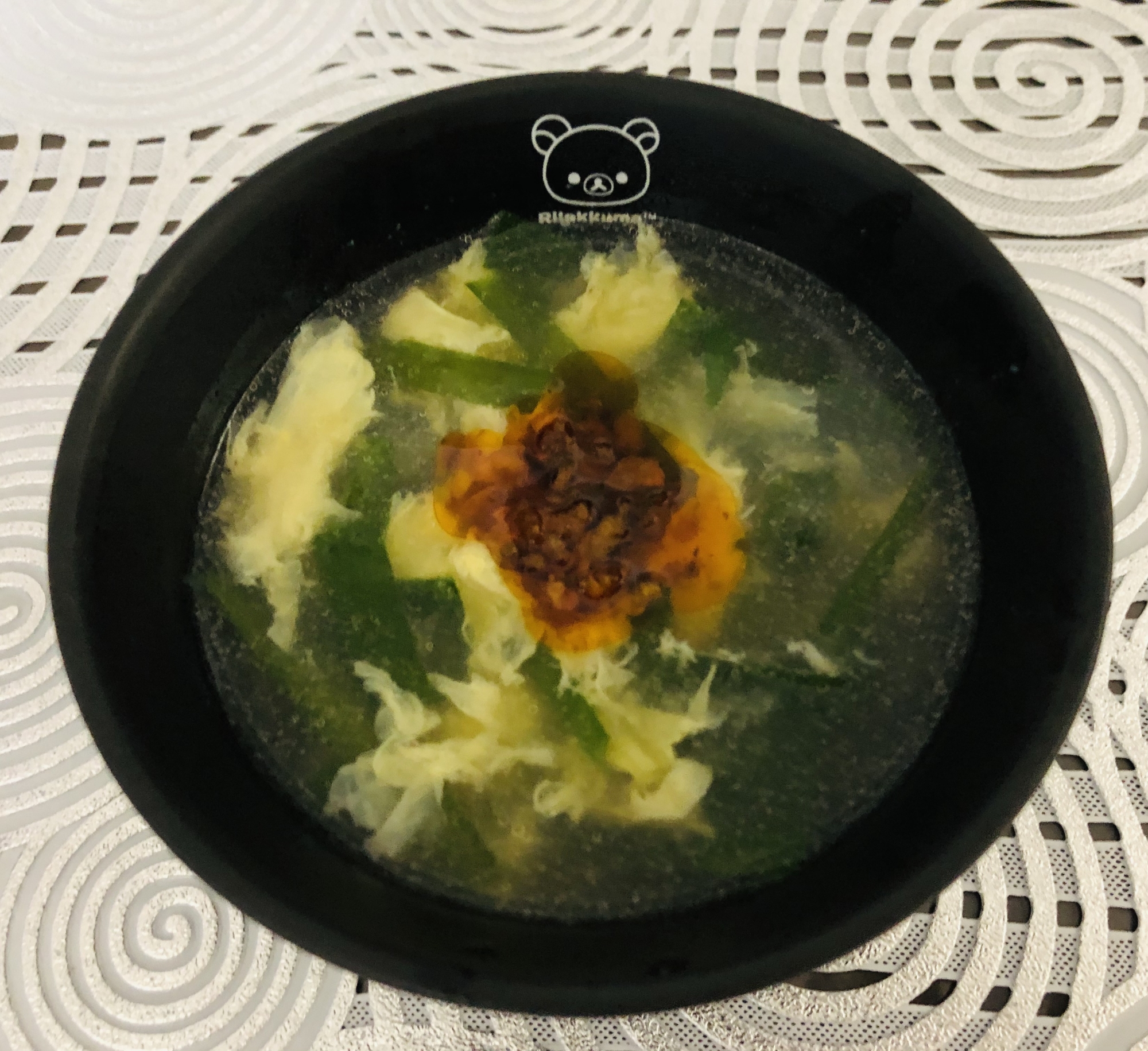 ニラ＆たまごスープ