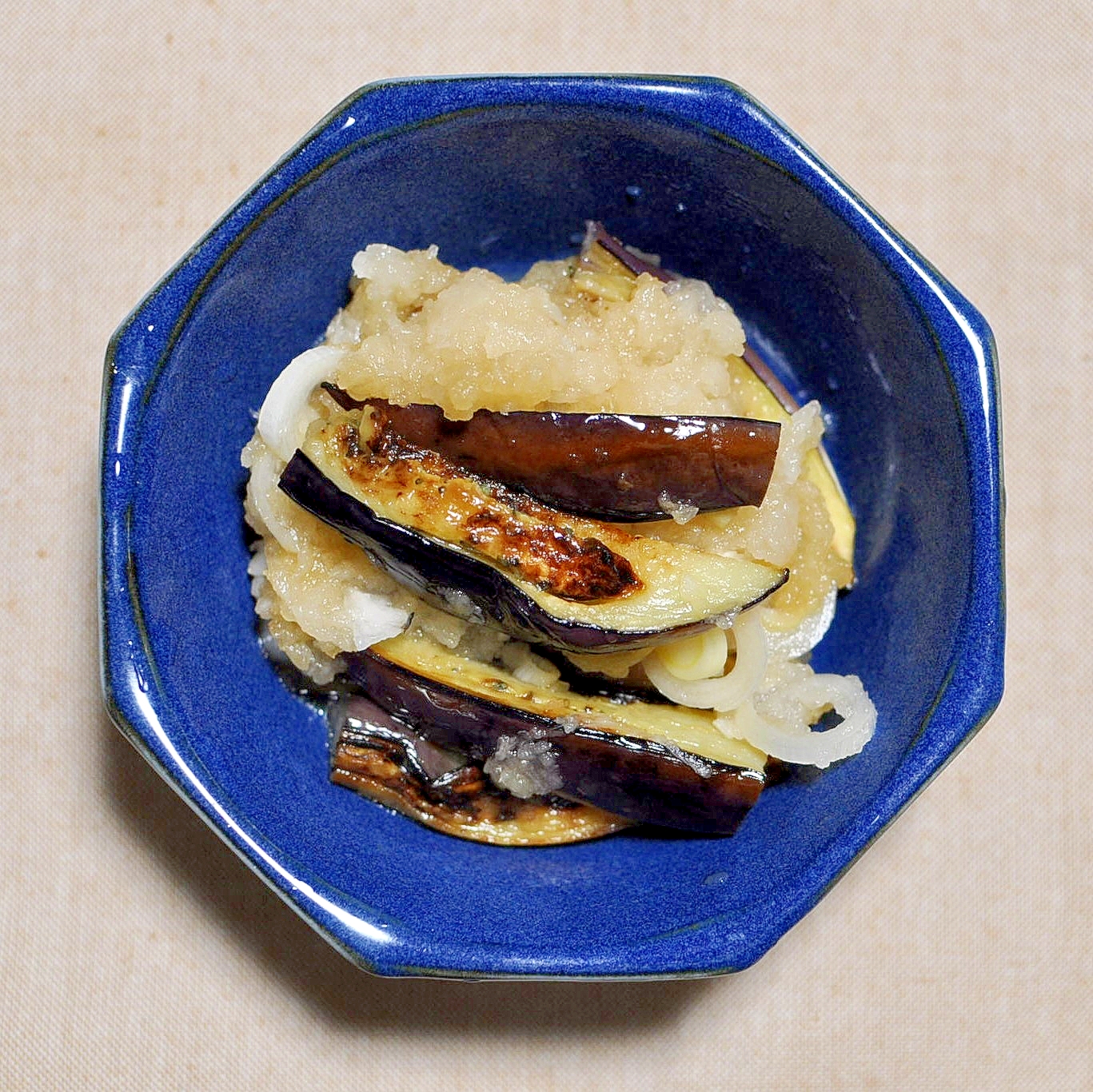 揚げ焼きナスのおろしぽん酢