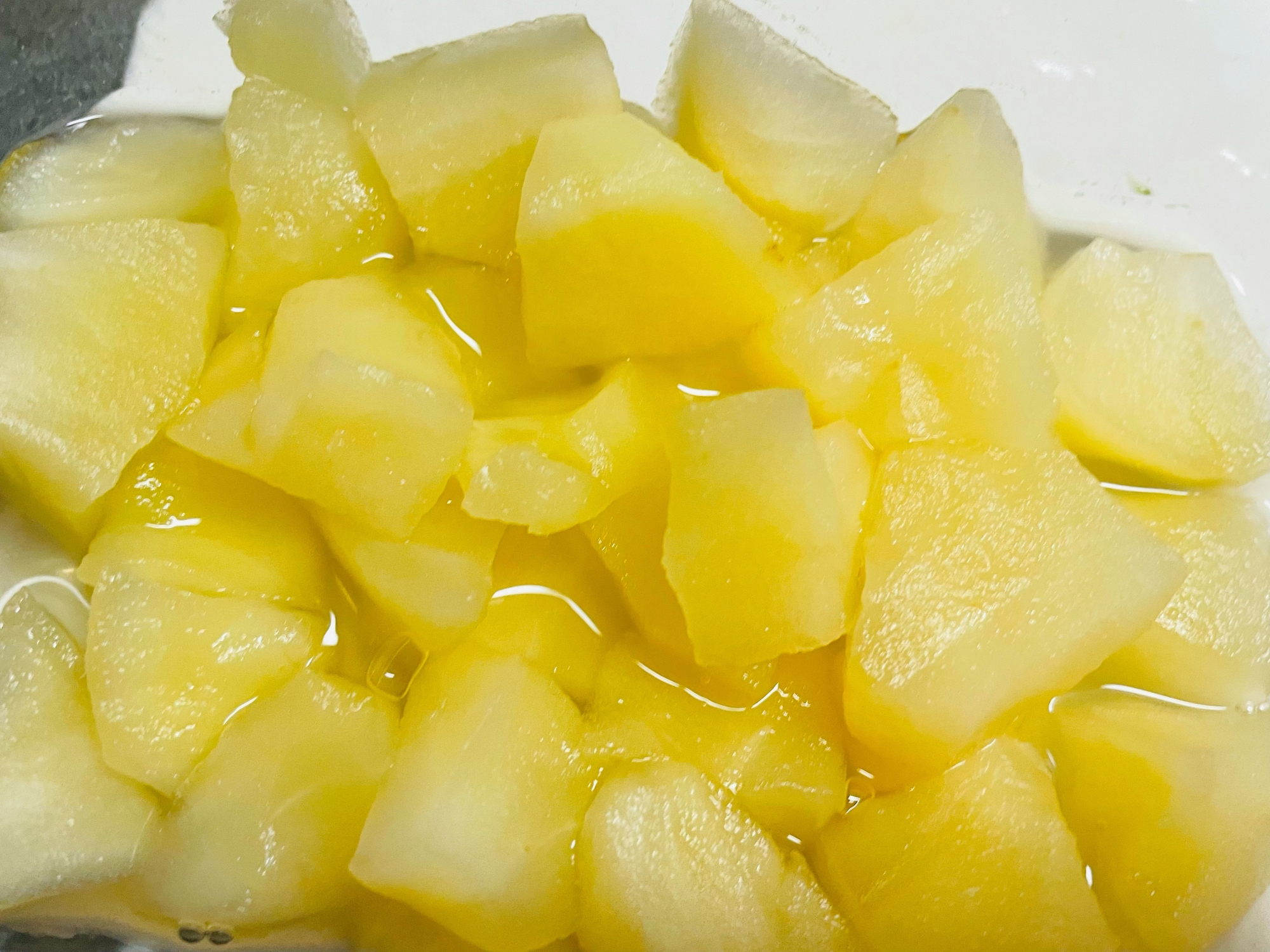 レンジですぐ！りんごのレモン煮