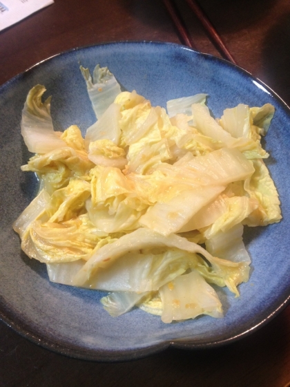 白菜酢味噌和え