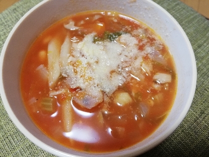 ごぼうたっぷりミネストローネ