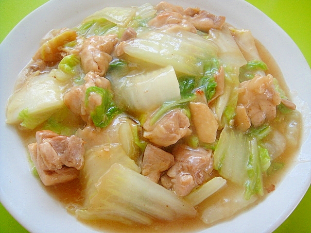 トロトロ白菜と鶏もも肉の中華煮 レシピ 作り方 By Mint74 楽天レシピ