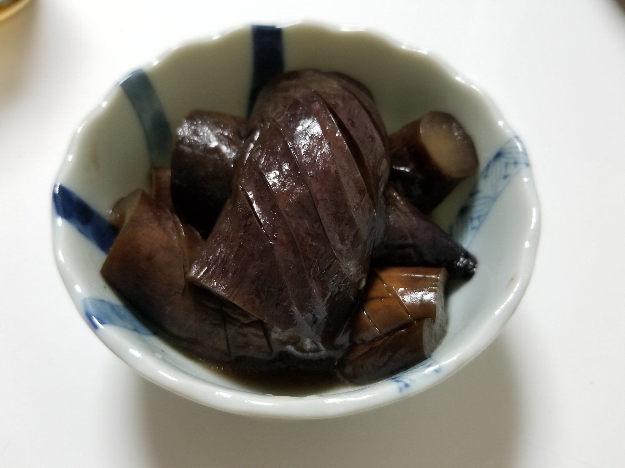 青じそドレッシングで茄子の揚げ浸し