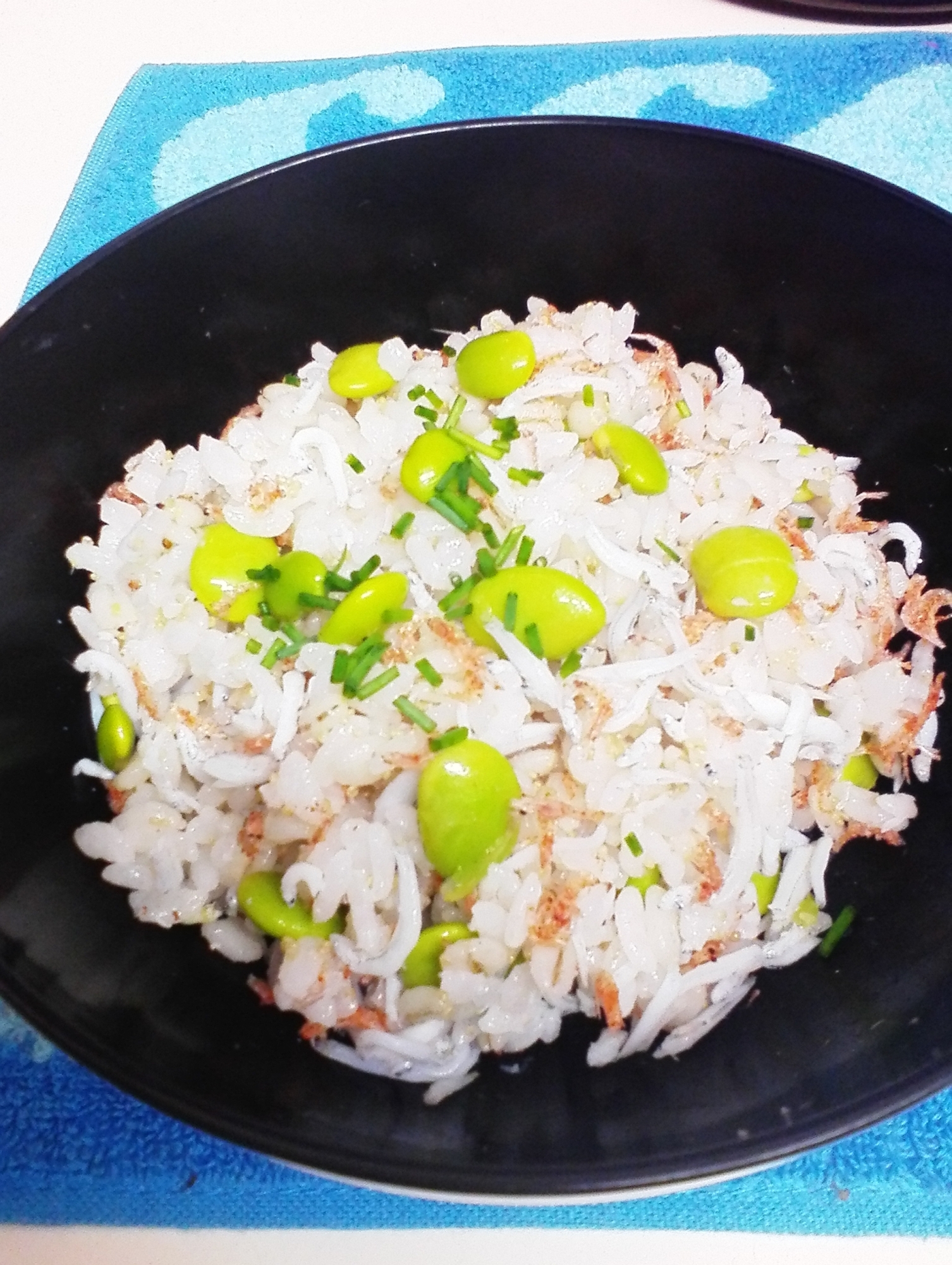 枝豆 シラス オキアミで混ぜご飯 レシピ 作り方 By レオルナ 楽天レシピ