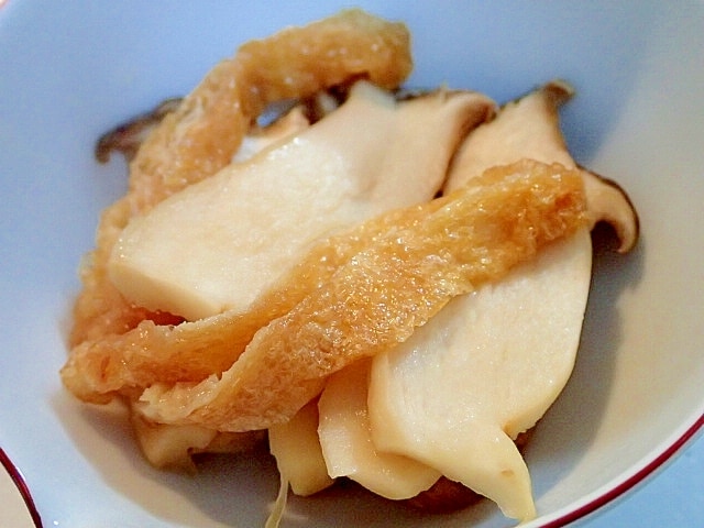 レンジで ❤エリンギとあげの小鉢❤ レシピ・作り方 by ぷ〜みぃまま