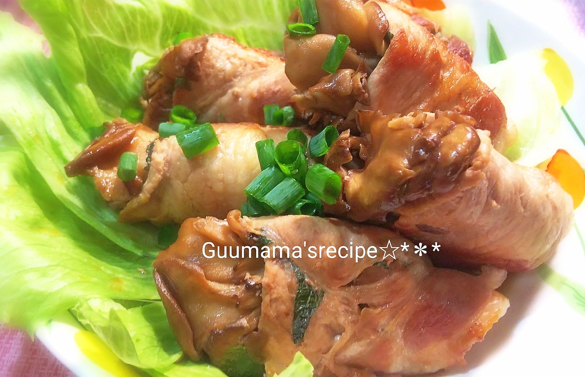 まいたけ効果で肉柔らか♡まいたけの豚肉巻き