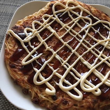 モチ♪カリ♪そうめんのお焼き風