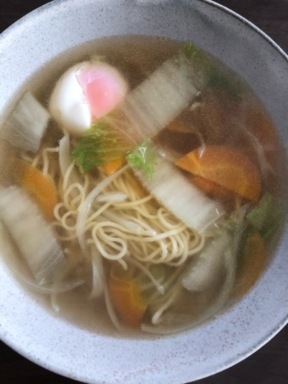 ウェイパーで野菜ラーメン(*^^*)☆