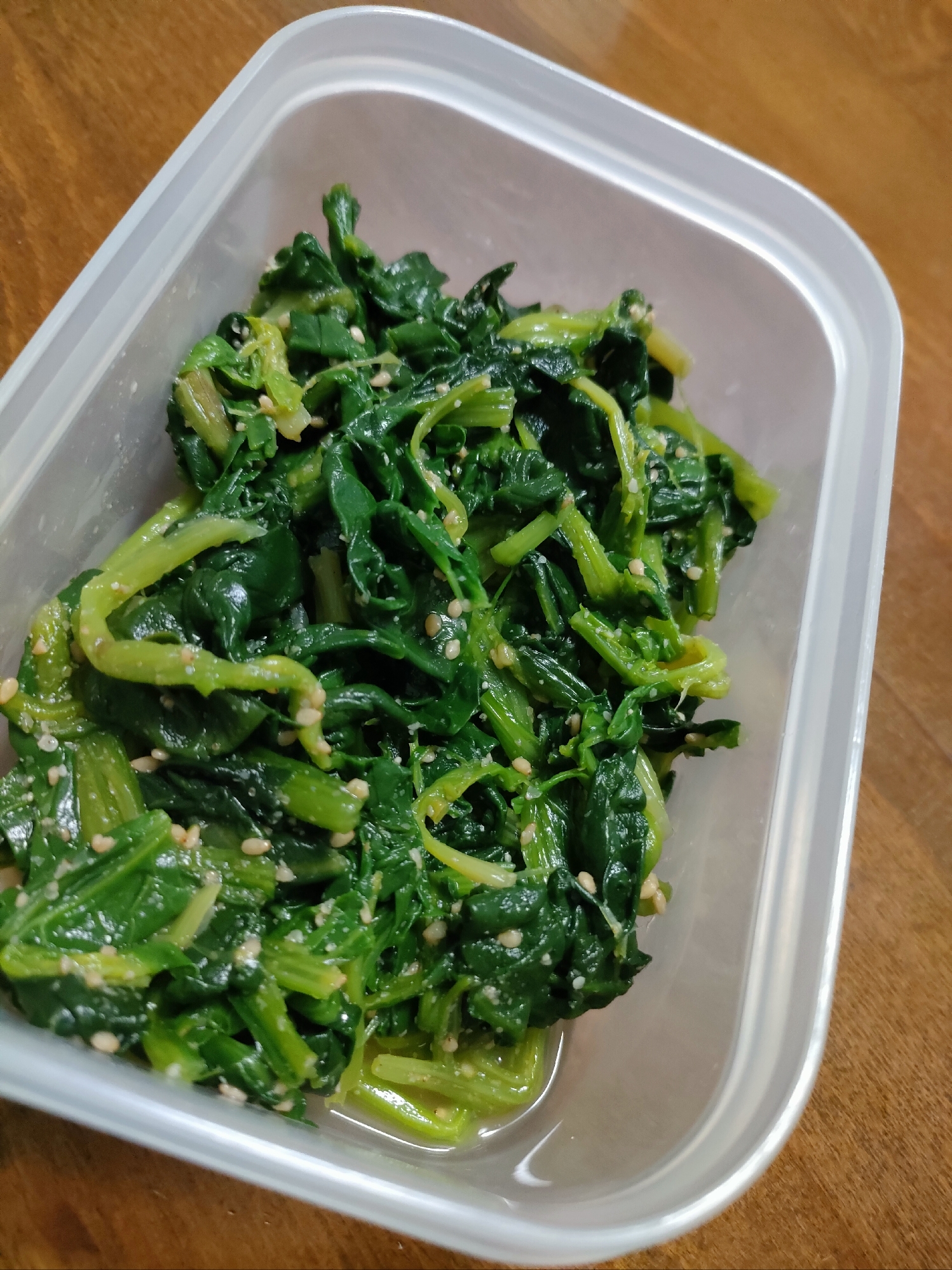 ほうれん草の簡単ごま和え♪作り置きにも◎