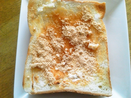 ハチミツバターきな粉パン