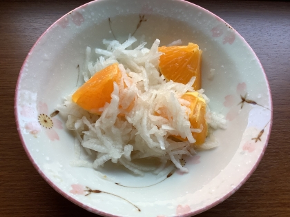 デコポンと大根のなます