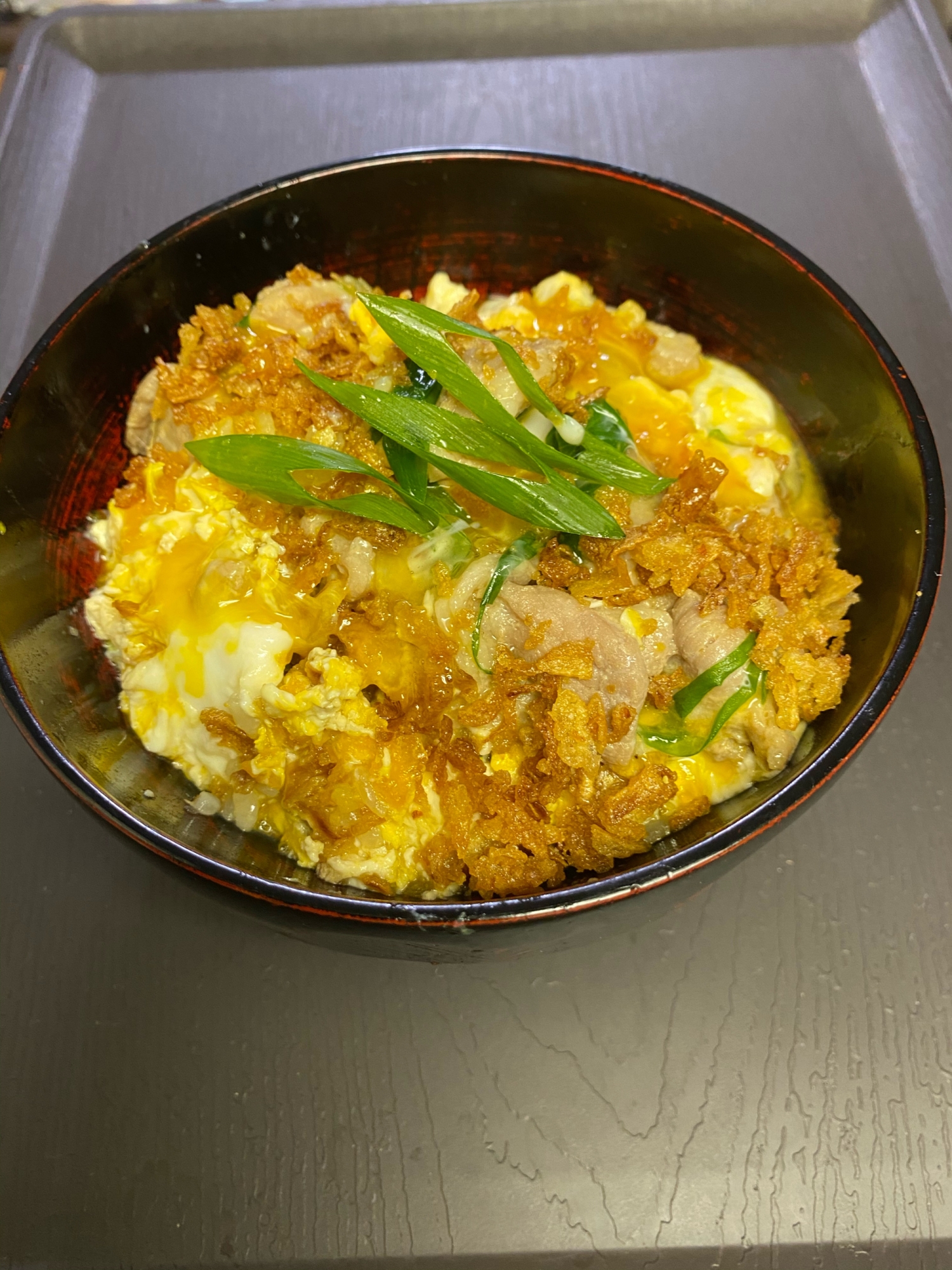 「魔法のふりかけ」で他人丼(豚)をカツ丼?に