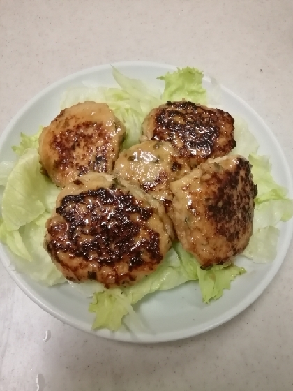 鶏胸ひき肉で作る♡大葉入りつくね