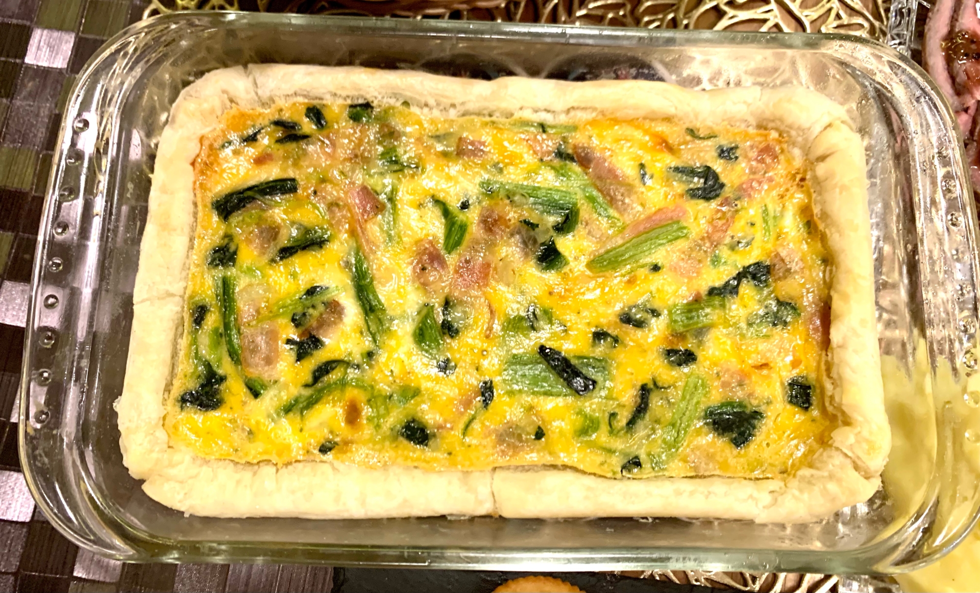 クリスマスに 簡単ほうれん草とベーコンのキッシュ レシピ 作り方 By まあや2922 楽天レシピ クリスマスに 簡単ほうれん草とベーコンのキッシュ レシピ 作り方 By まあや2922 楽天レシピ