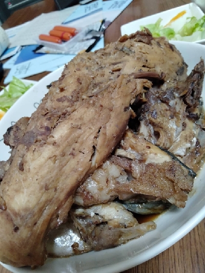 ❤　生姜風味！　鯛のアラ煮　❤