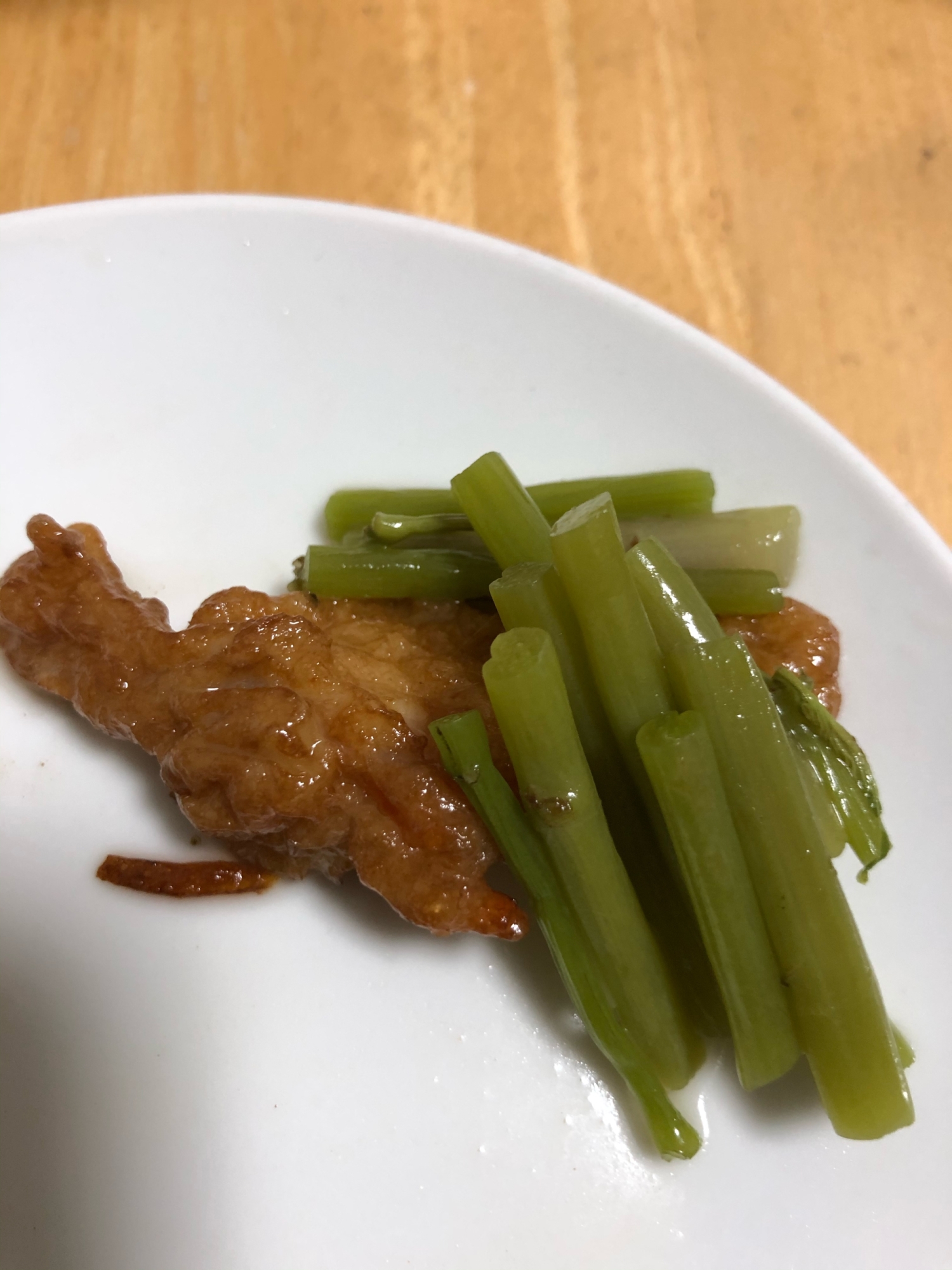 かたは(ウワバミソウ)の煮物