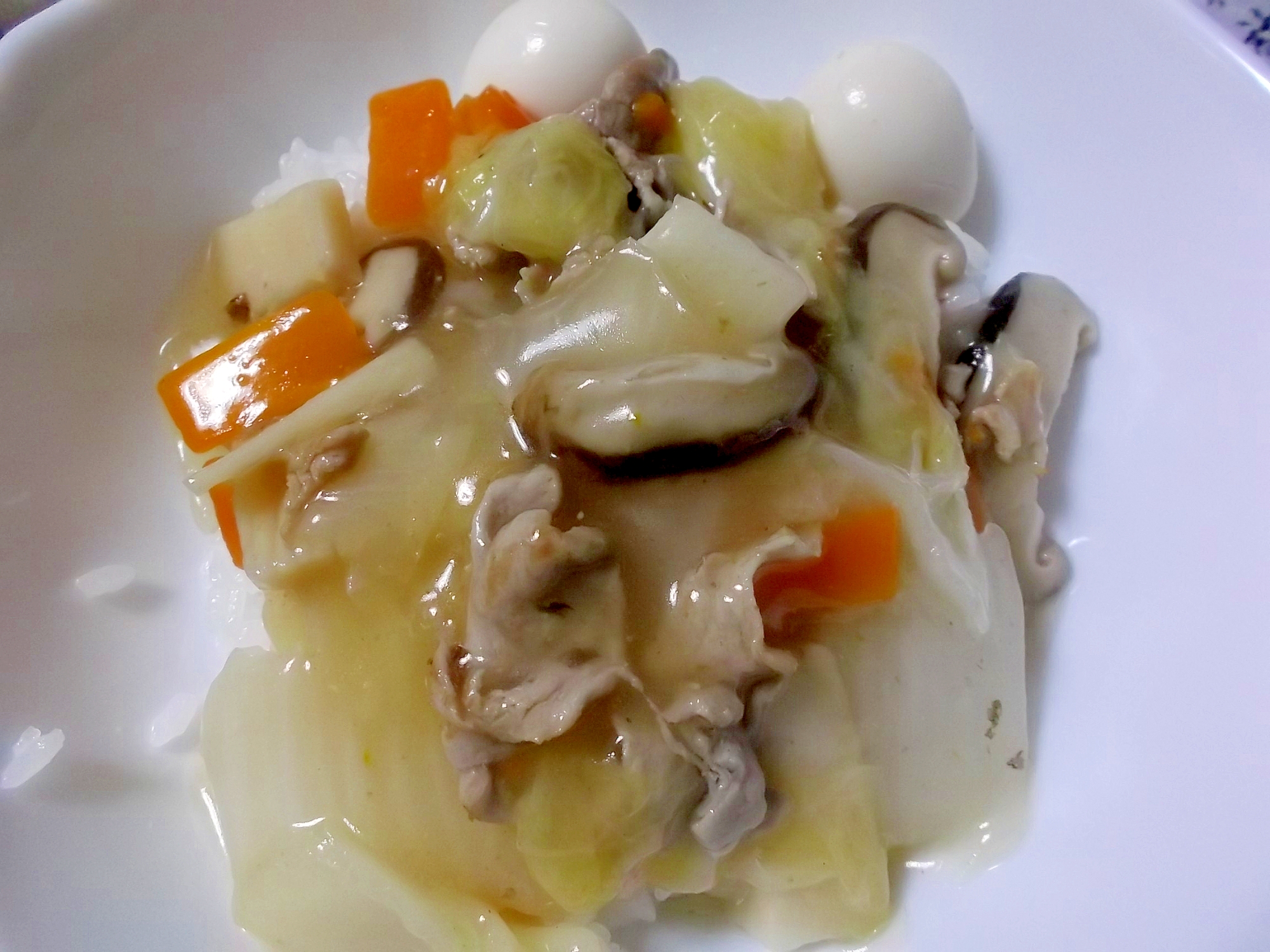 シャンタンで簡単八宝菜