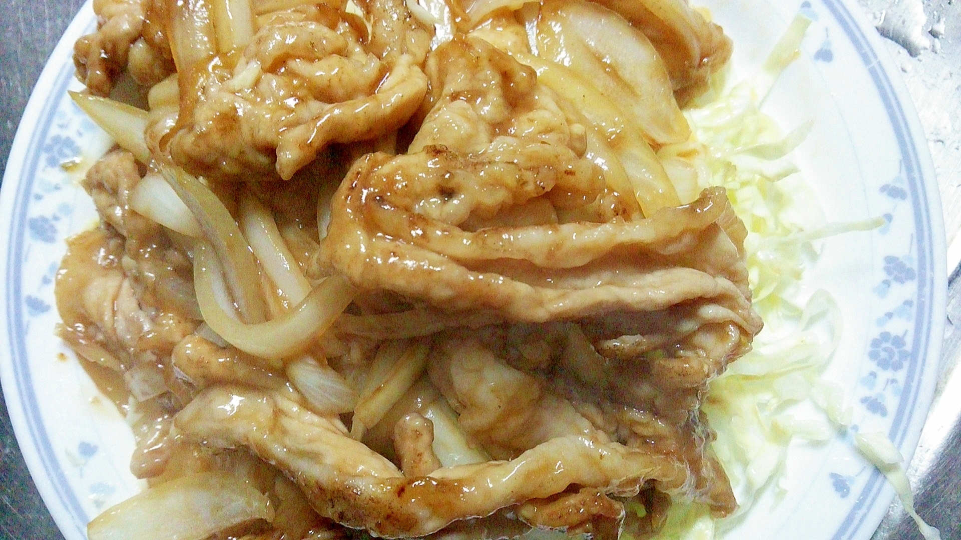 簡単！　豚の生姜焼き